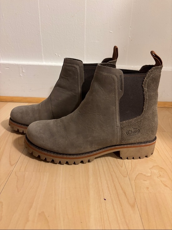 Chaco Shoes - Chaco Fields Waterproof Chelsea Boot for  Women Size 7 Color Smoke